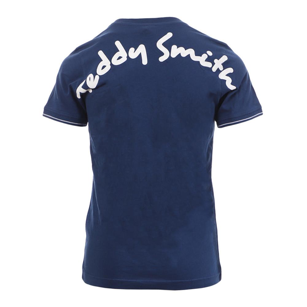 T-shirt Bleu Garçon Teddy Smith Alfy vue 2
