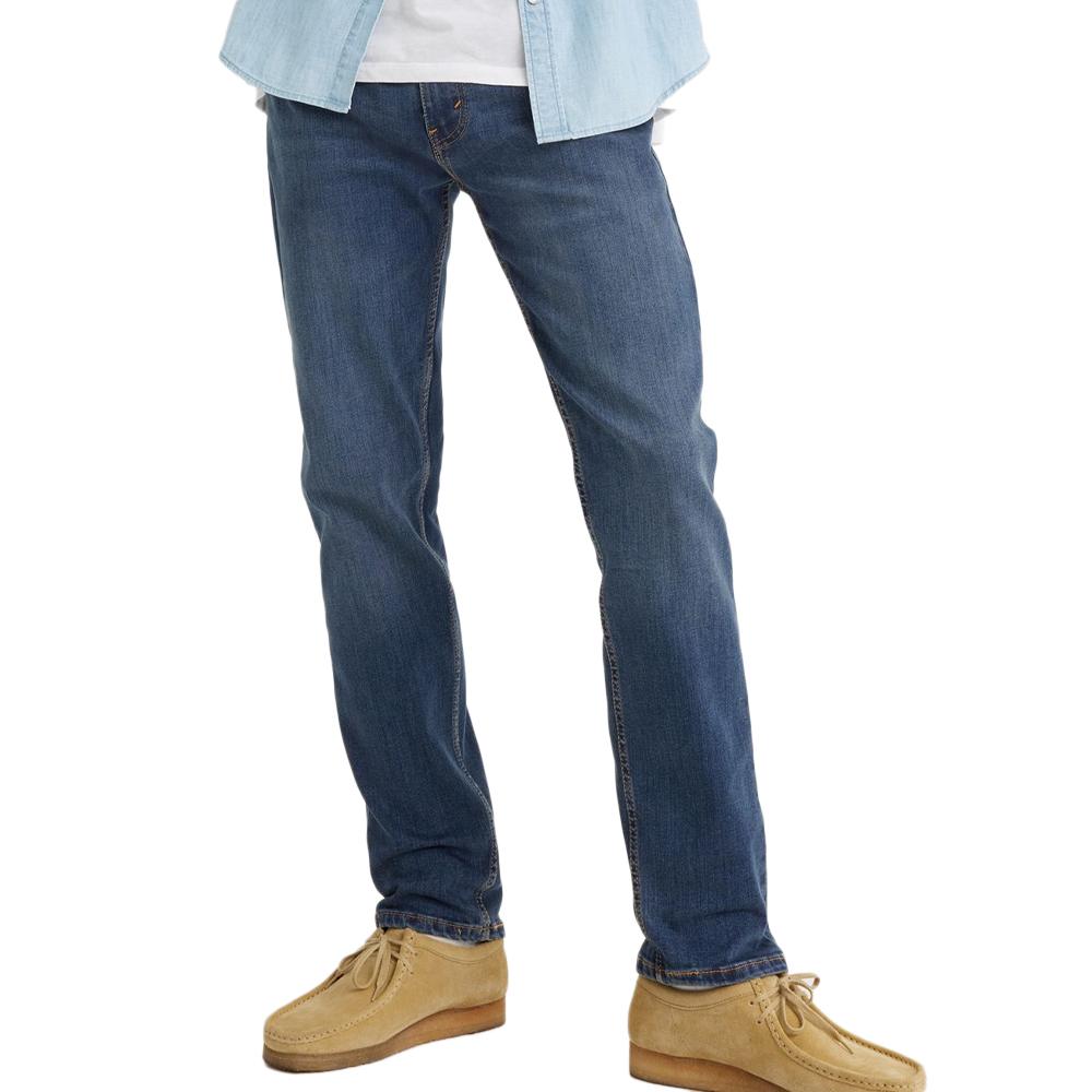 Jean 512 Bleu foncé Homme Levi's Slim Taper Dark Indigo 29507 pas cher