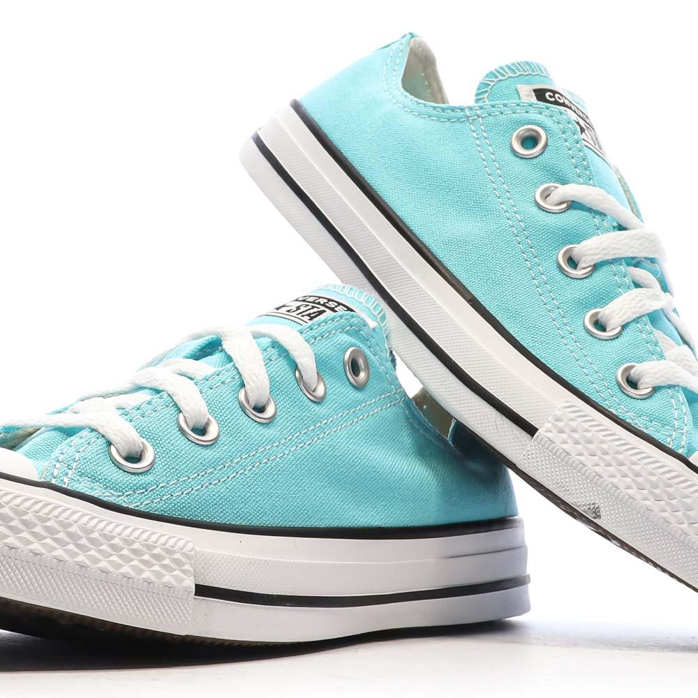 Baskets Turquoise Femme Converse A06566C vue 7