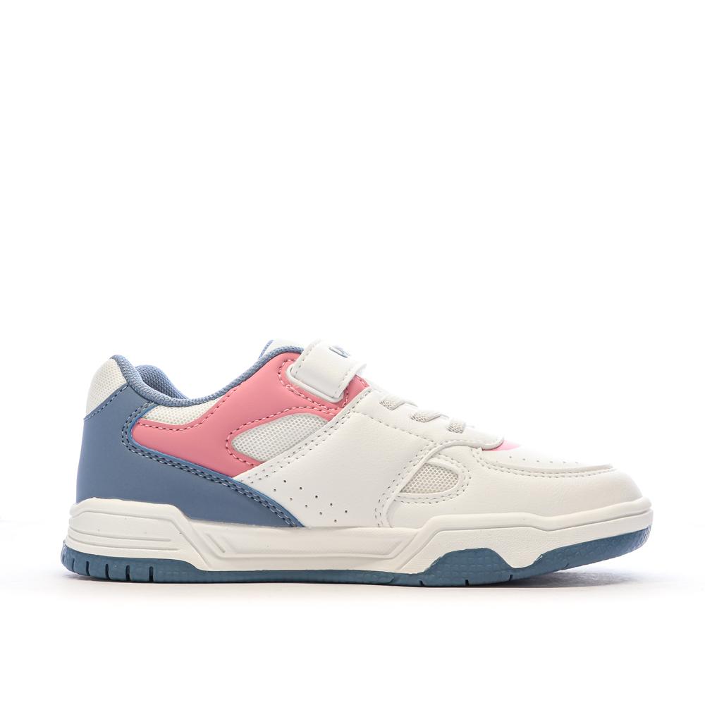 Baskets Blanches/Bleu/Rose Fille Umbro Travys vue 2