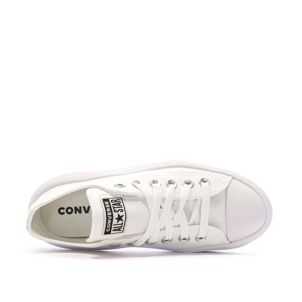 Baskets Blanches Femme Converse Ct All Star Move vue 4