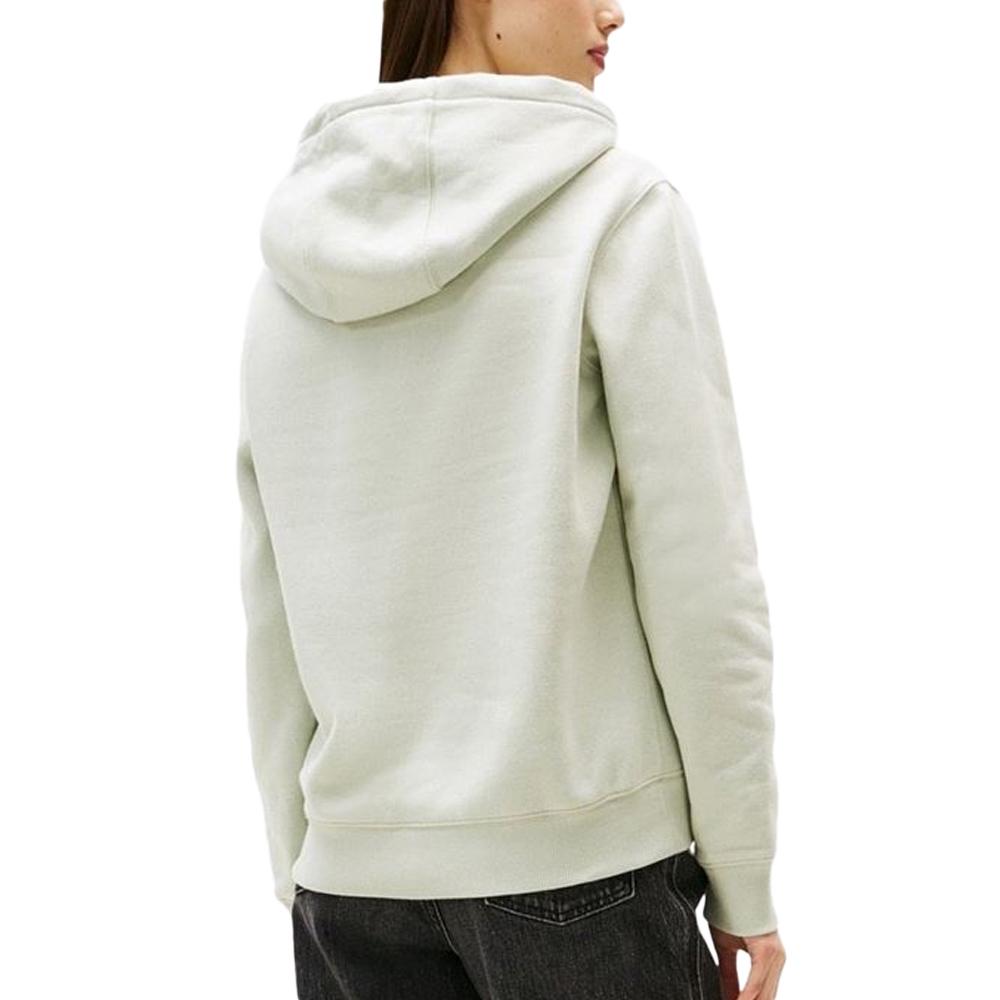 Sweat à Capuche Vert Clair Femme Tommy Hilfiger Flag vue 2