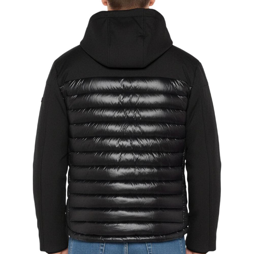 Doudoune Noire Homme Schott ver 3
