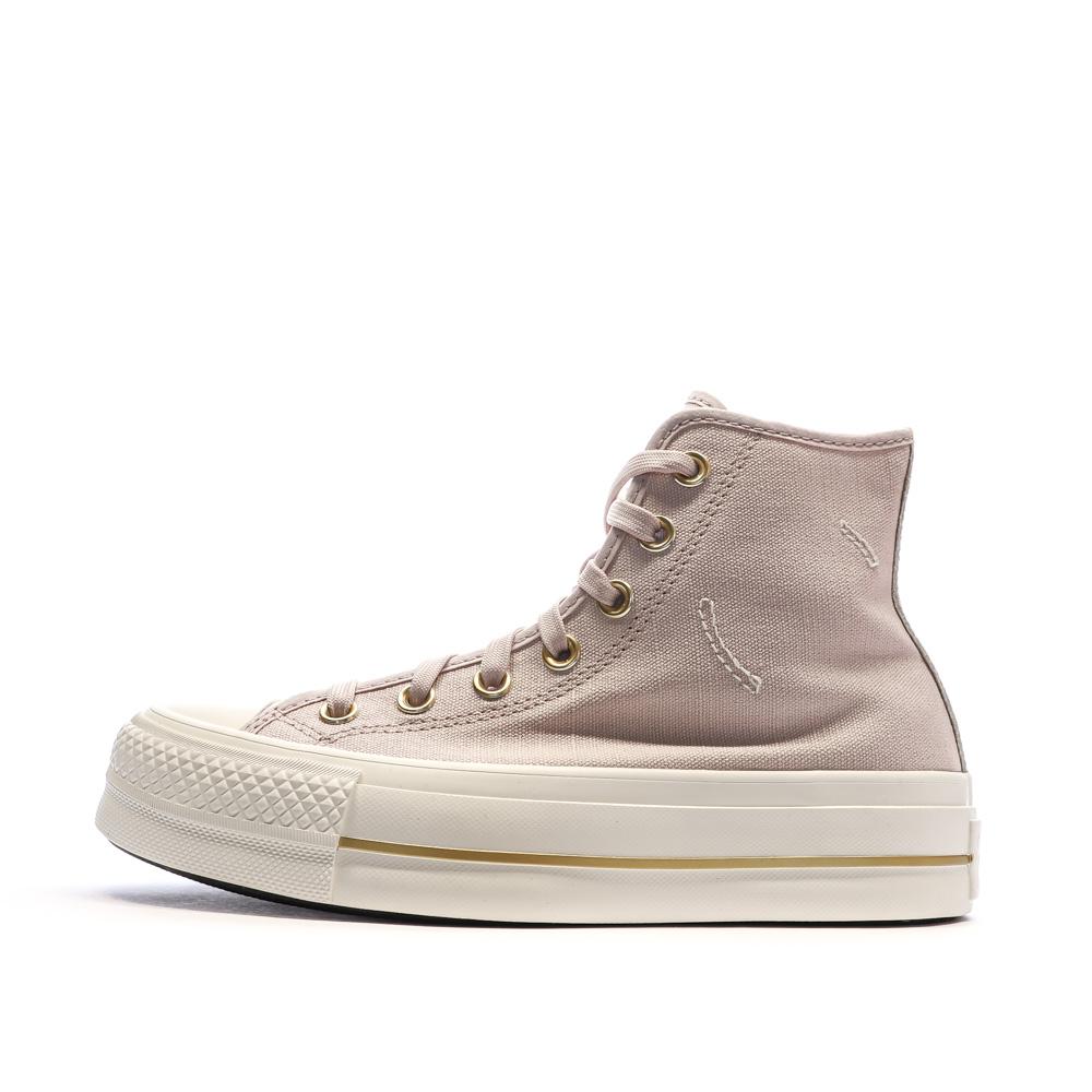 Baskets Mauves Femme Converse Lift Platform Tailored Lines vue 2