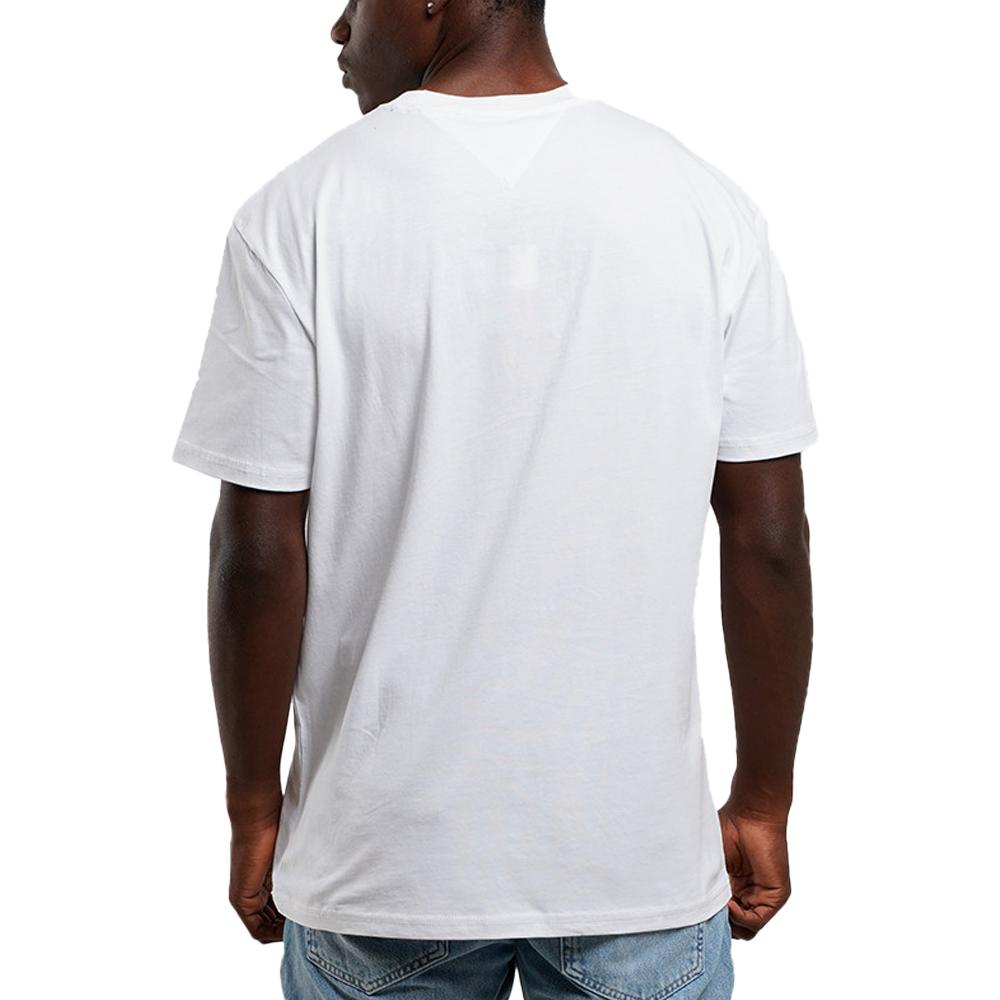 T-shirt Blanc Homme Tommy Hilfiger Dna vue 2