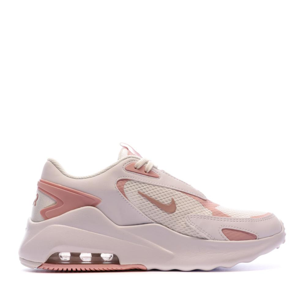 Baskets Rose/Blanc Femme Nike Air Max Bolt vue 2