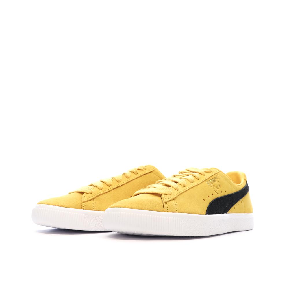 Baskets Jaunes Homme Puma Clyde Og vue 6