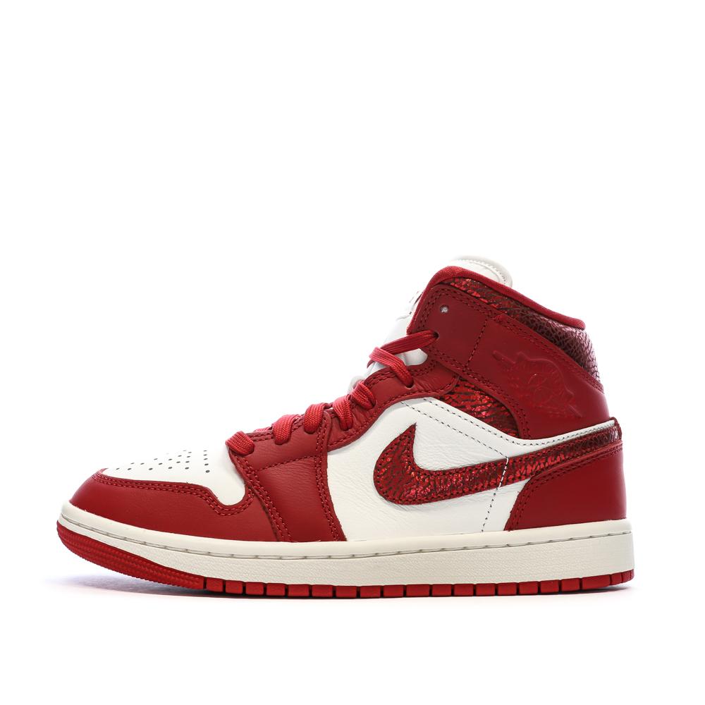 Nike Women's Air Force One Baskets Red/White affordable
