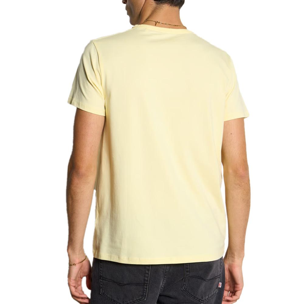 T-shirt Jaune Homme Pepe Jeans Original Basic PM508212 vue 2