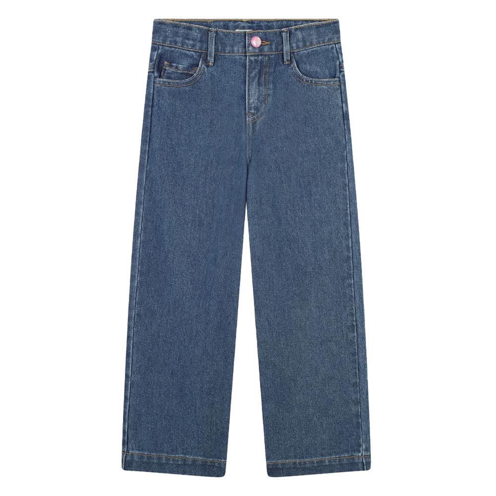 Girls’ Loose Blue Jeans by Billieblush Bleach Photo of the Espace des Marques %store% store - view of %key%