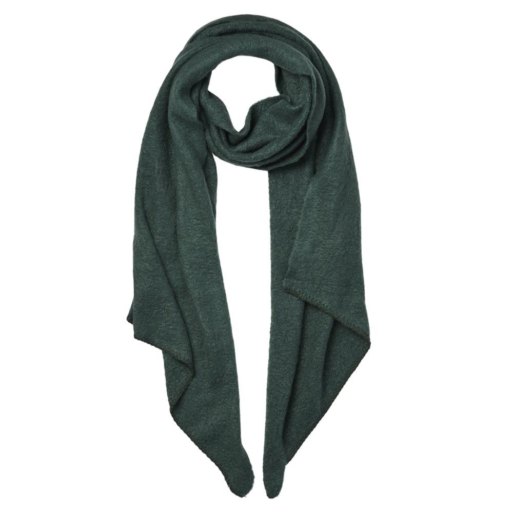 Écharpe Verte Femme Pieces Long pas cher