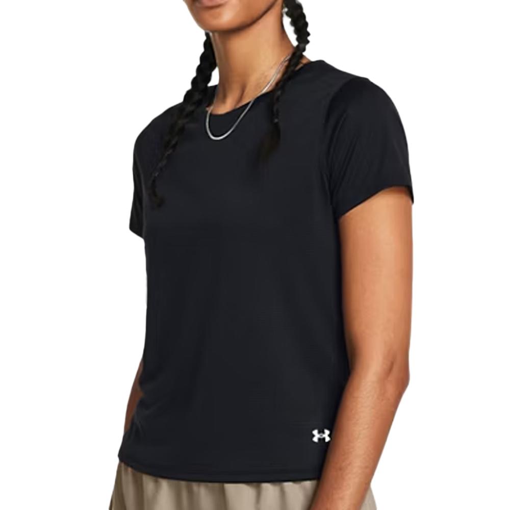 T-Shirt Noir Femme Under Armour 1382434 pas cher