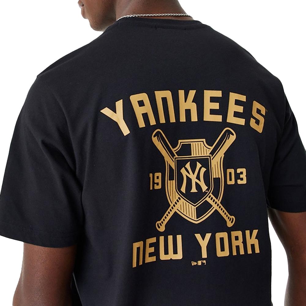 T-shirt Noir Homme New Era Team Graphic Neyyan vue 2