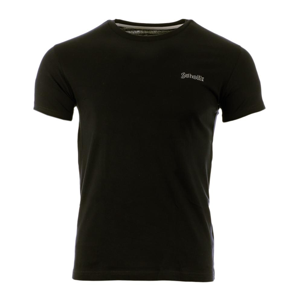 T-shirt Noir Homme Schott O Neck Jeff pas cher