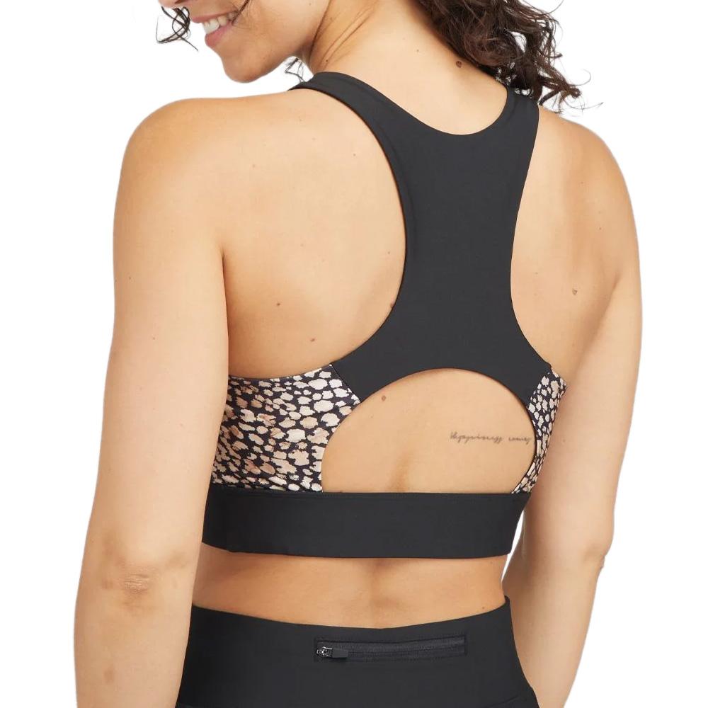 Sujetador negro/beige para mujer No Publik Leopard ver 2