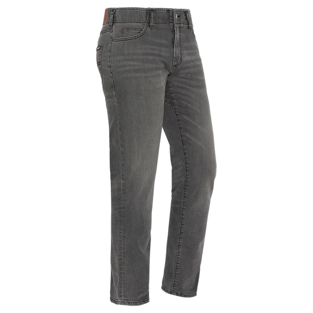 Men's Faded Grey Straight-Leg Jeans by Schott TRD196832 Photo of the Espace des Marques %store% store - view of %key%