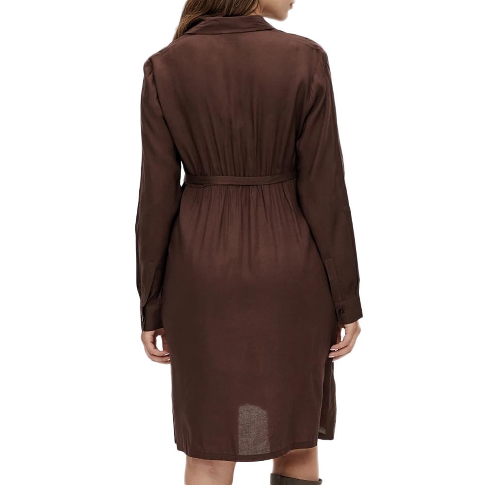 Robe Marron Femme Mamalicious Lia vue 2