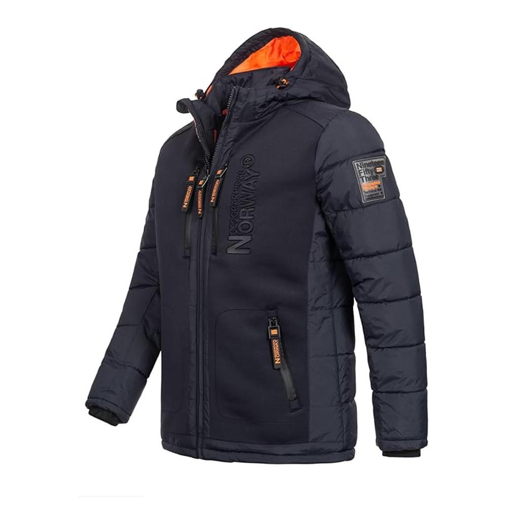 Doudoune Marine/Noire Homme Geographical Norway Beachwood WR813H vue 3