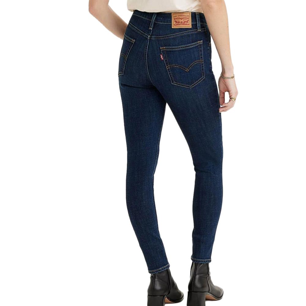 Jean Skinny Bleu Foncé Femme Levi's 721 vue 2