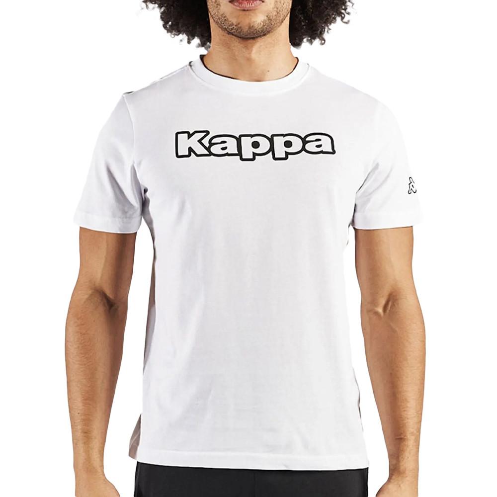 T-shirt Blanc Homme Kappa Logo Fromen Slim pas cher