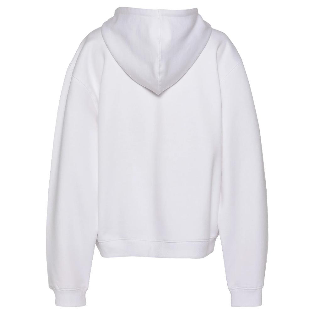 Sweat Blanc Femme Schott SWHBRODEDW vue 2