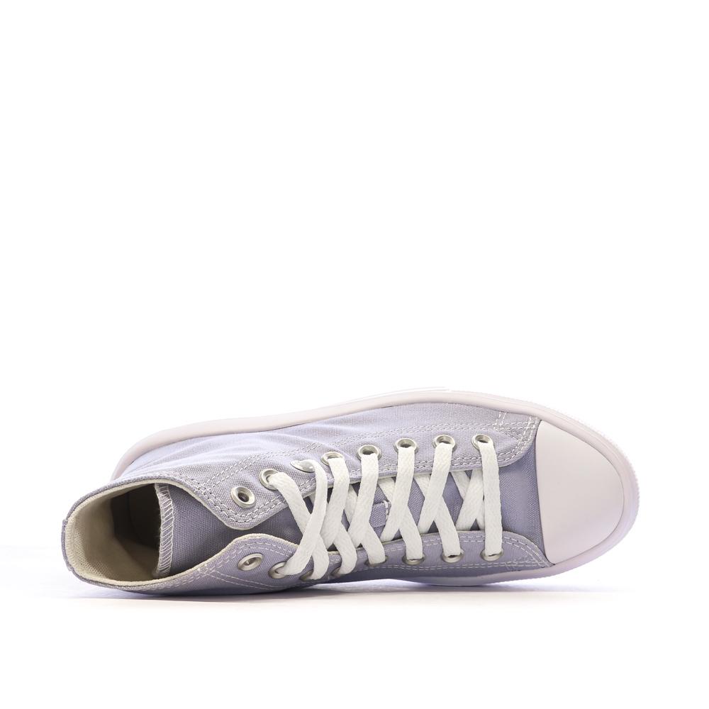 Baskets Lila Femme Converse All Star Move Platform vue 4