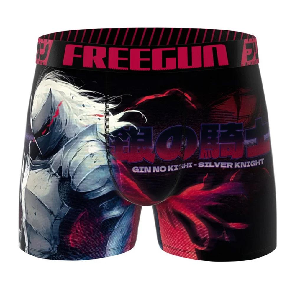 Freegun Men’s Black/Pink Microfibre Boxer Shorts affordable