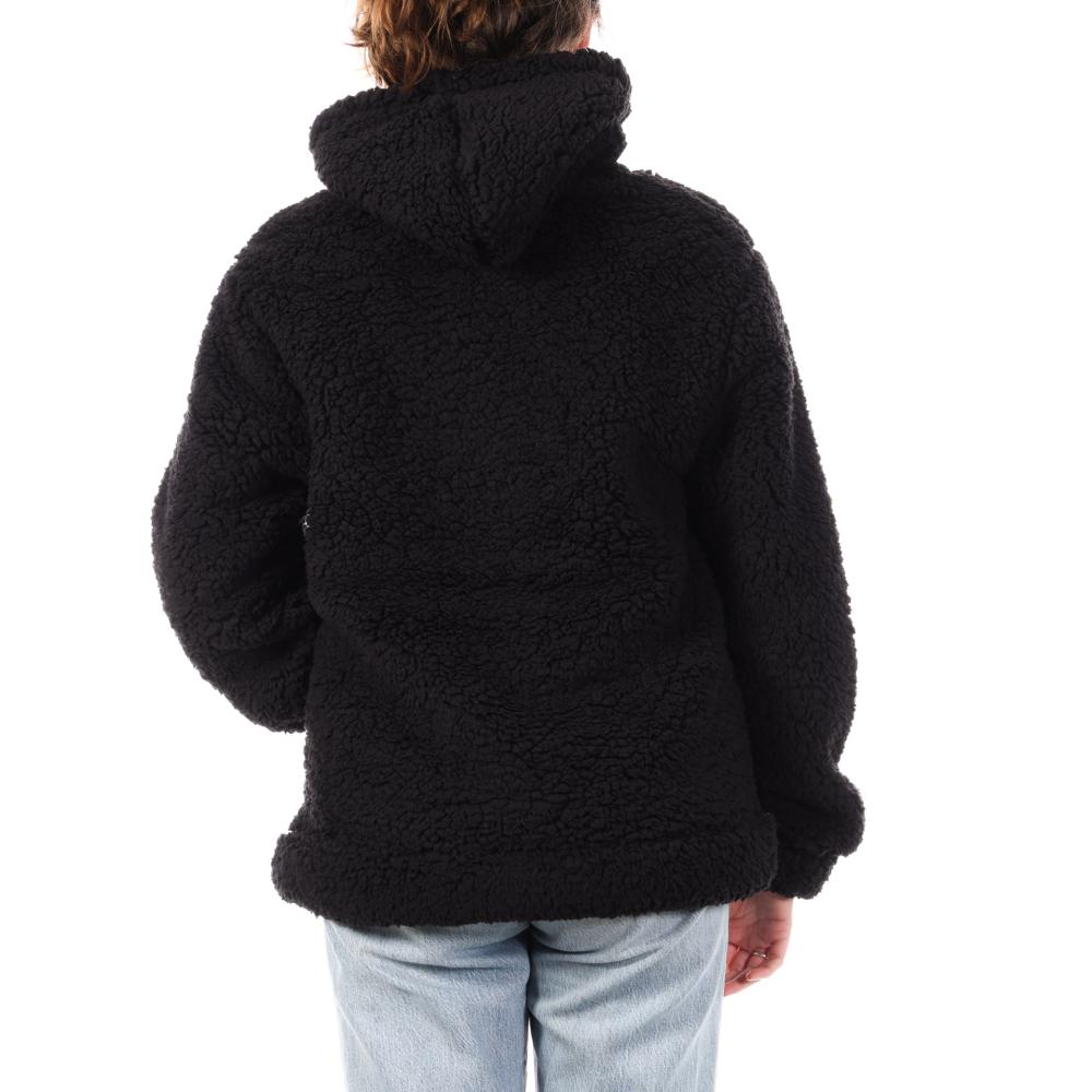 Sherpa-Jacke Schwarz Damen Sherpa Compagnie des Amériques MARGAUX Ansicht 2