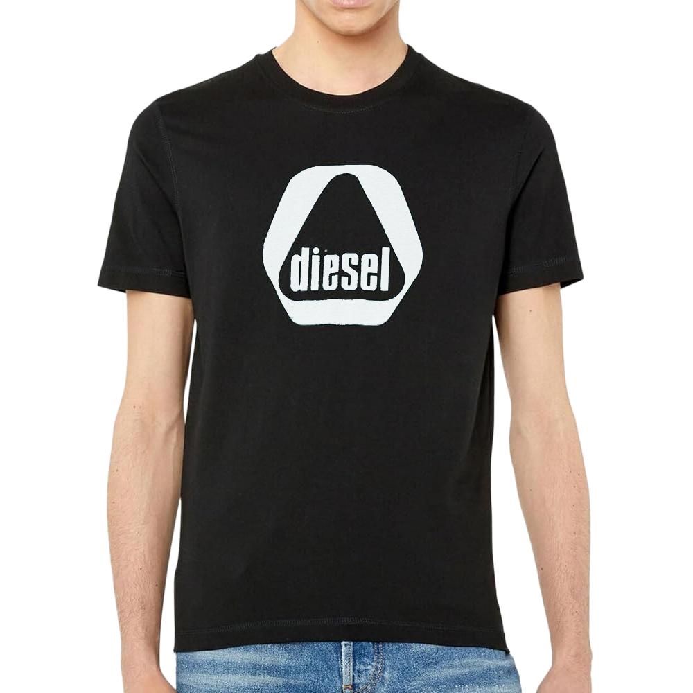 T-shirt Noir Homme Diesel Diegor81E pas cher