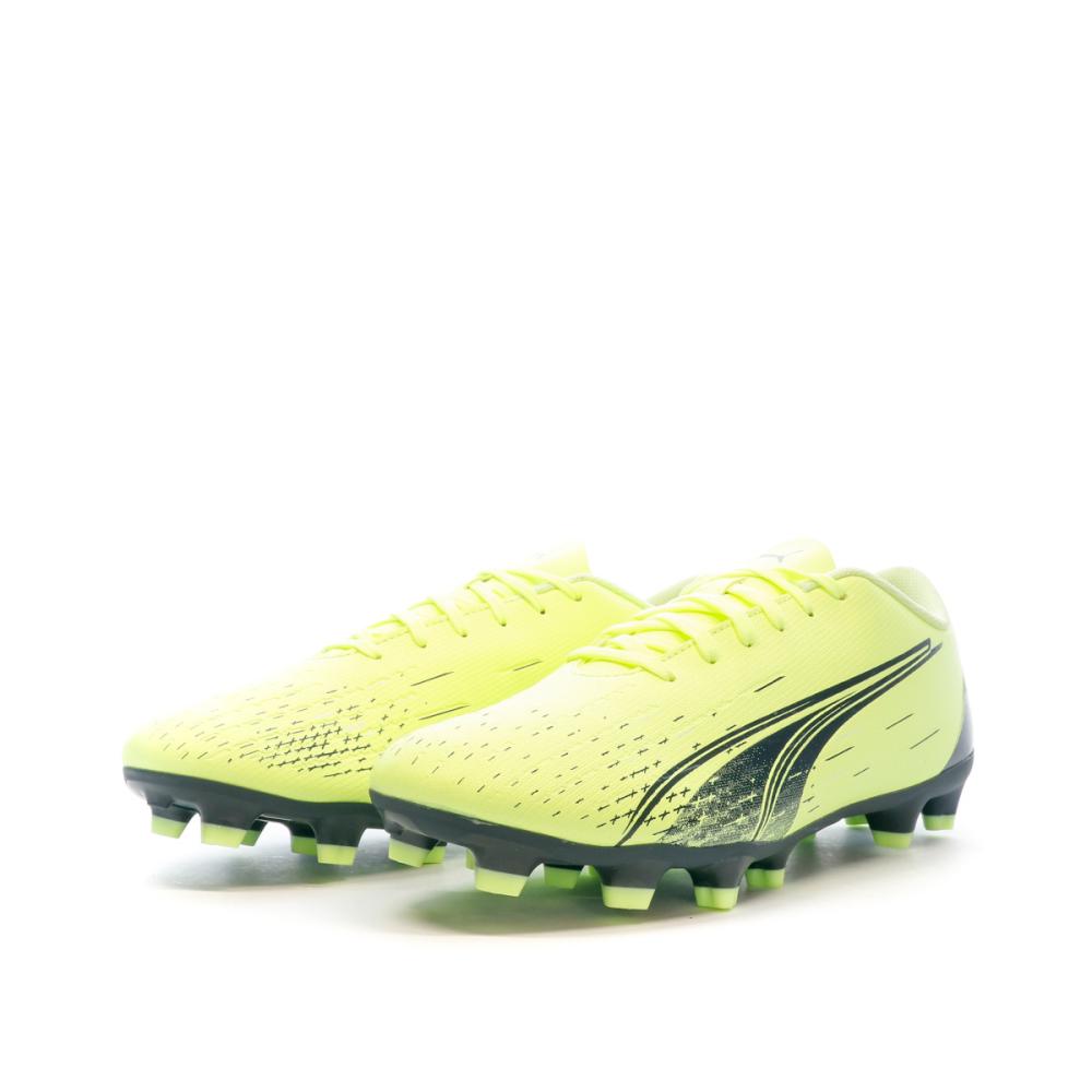 Chaussures de football Jaune Homme Puma 01_ultra Play Fg/ag vue 6