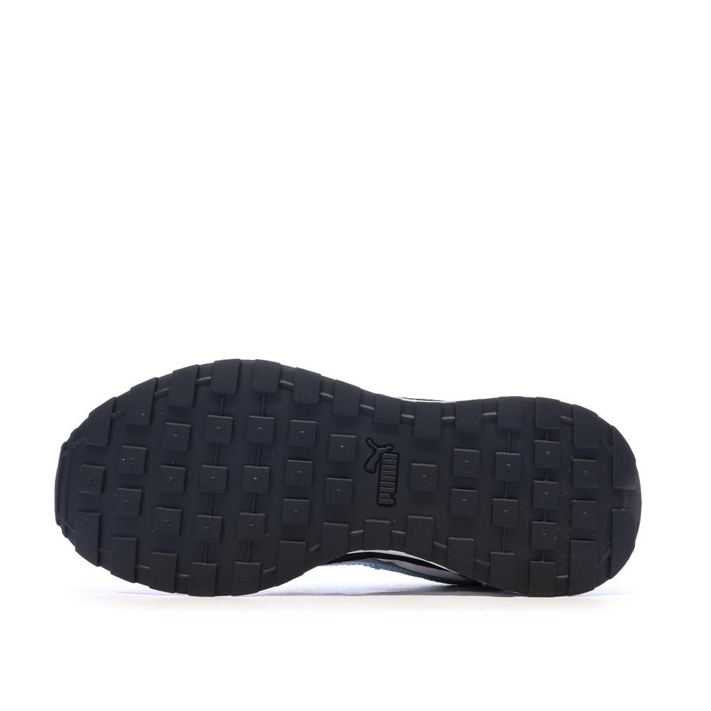 Baskets Noires/Blanches/Turquoises Garçon Puma Graviton vue 5