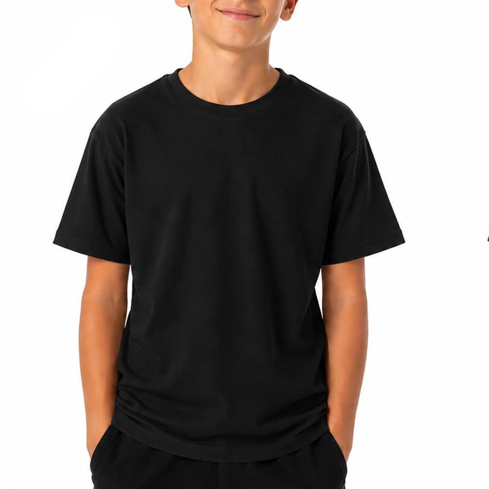 T-shirt Noir Garçon Paname Brothers Dov pas cher