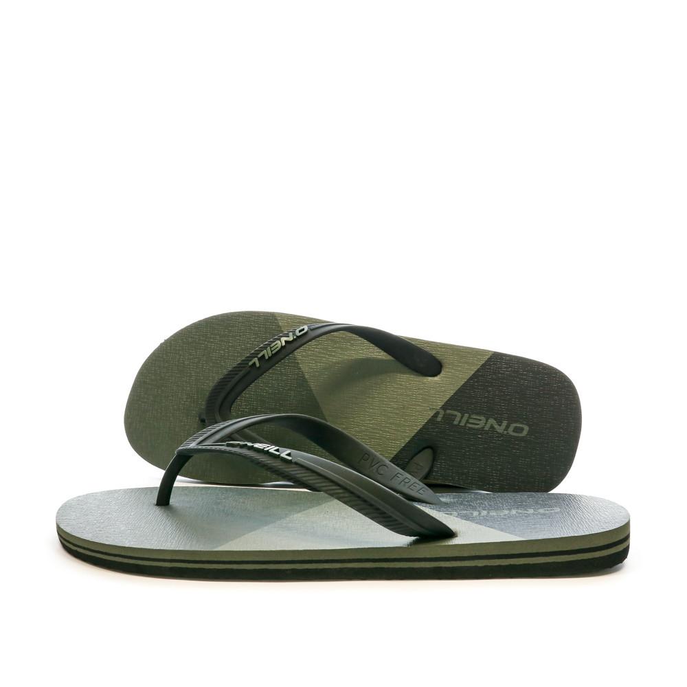 Tongs Noir/Kaki Homme O'Neill Profile Color Block pas cher
