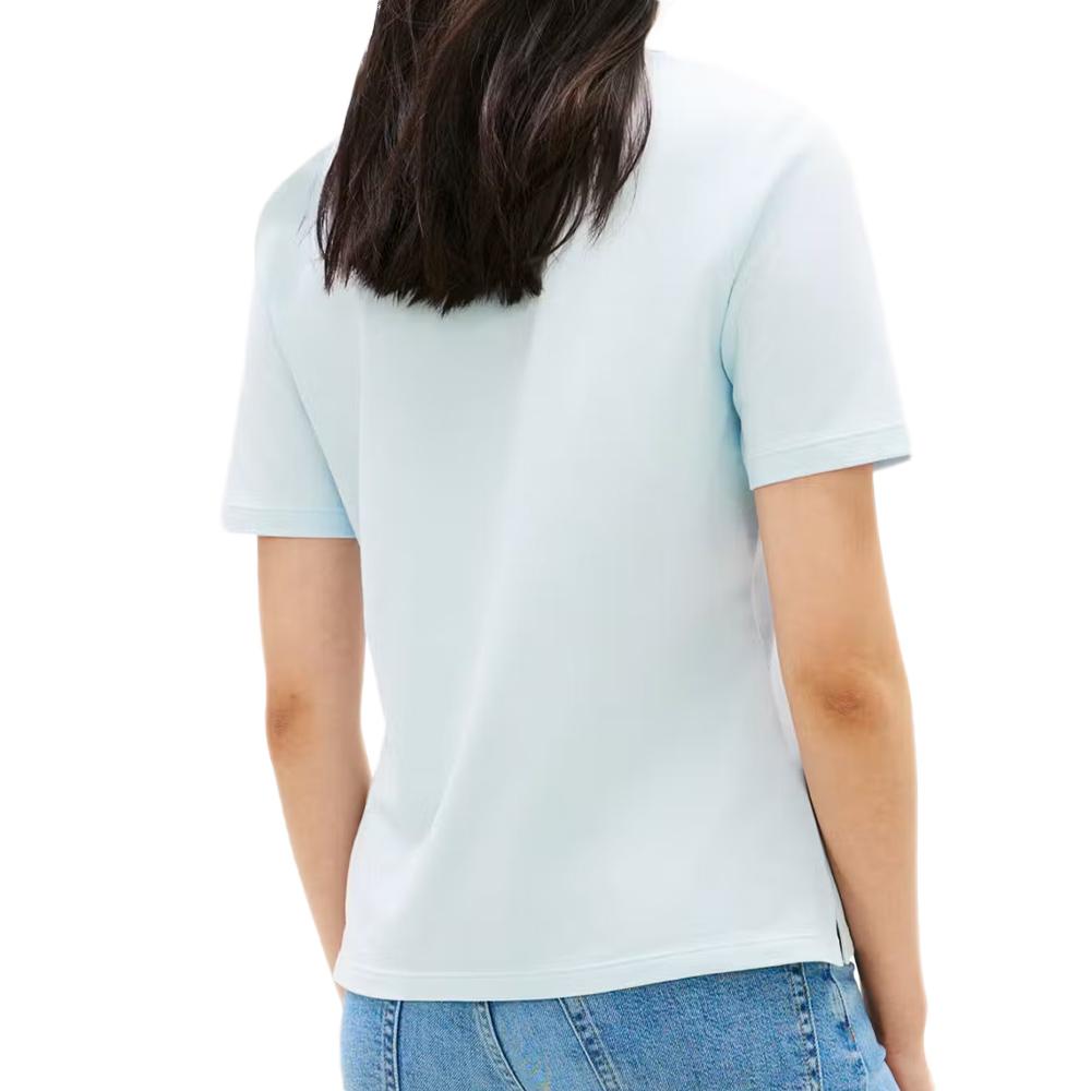 Polo Bleu Pale Femme Tommy Hilfiger CYR vue 2