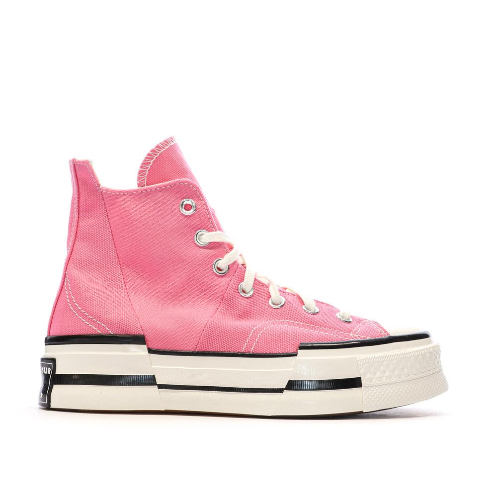 Baskets Roses Femme Converse Chuck 70 Plus vue 2