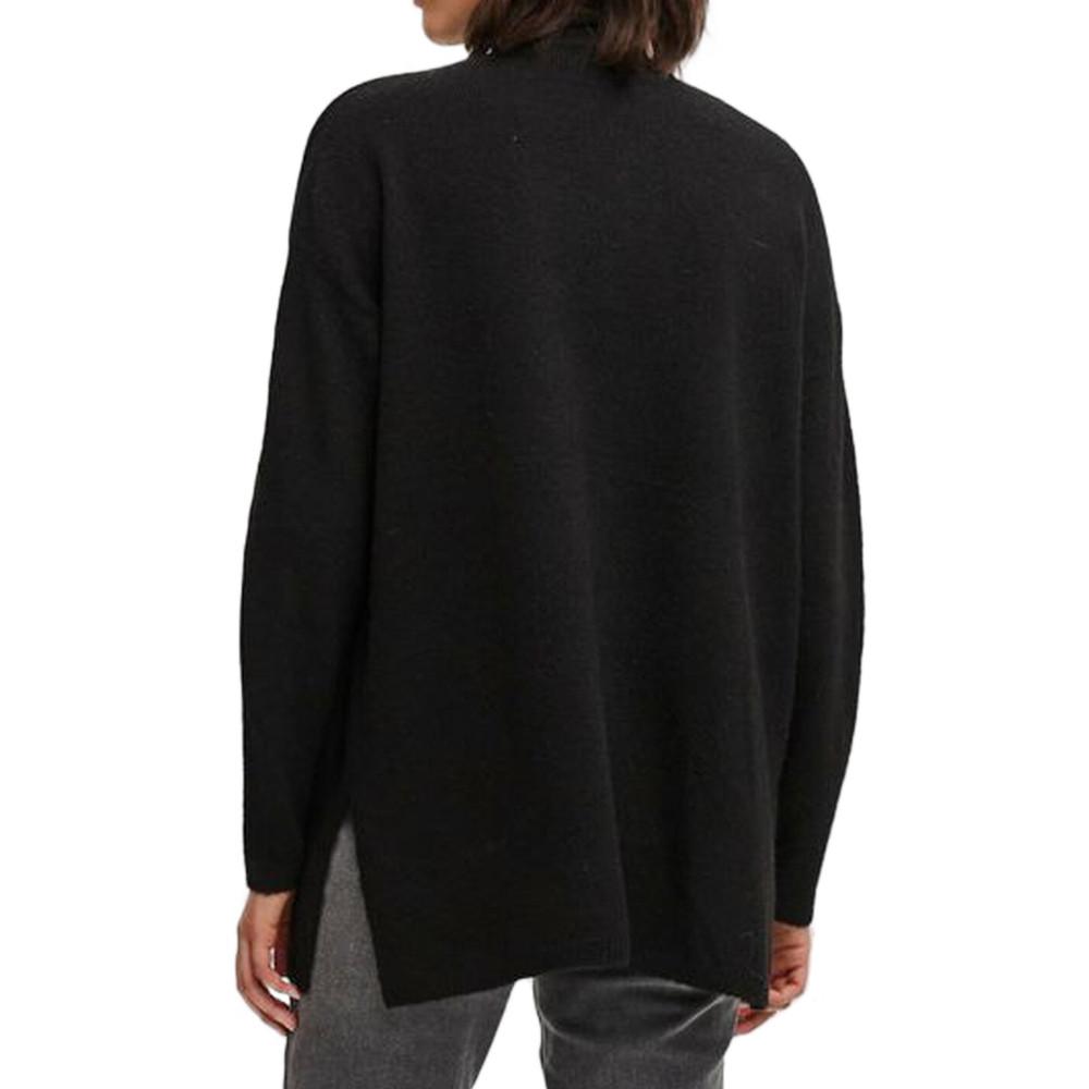 Pull long Noir Femme Vero Moda Plaza vue 2