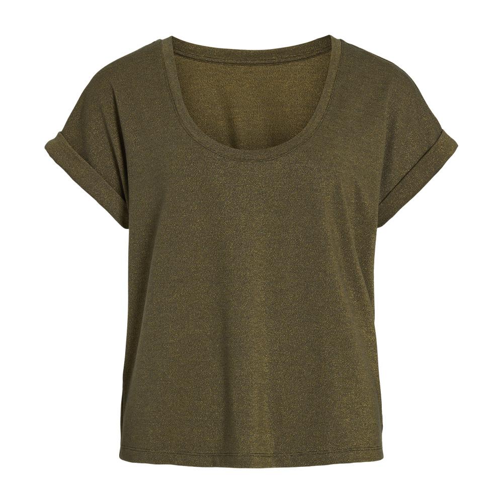 T-Shirt Vert Femme Vila Luxi pas cher