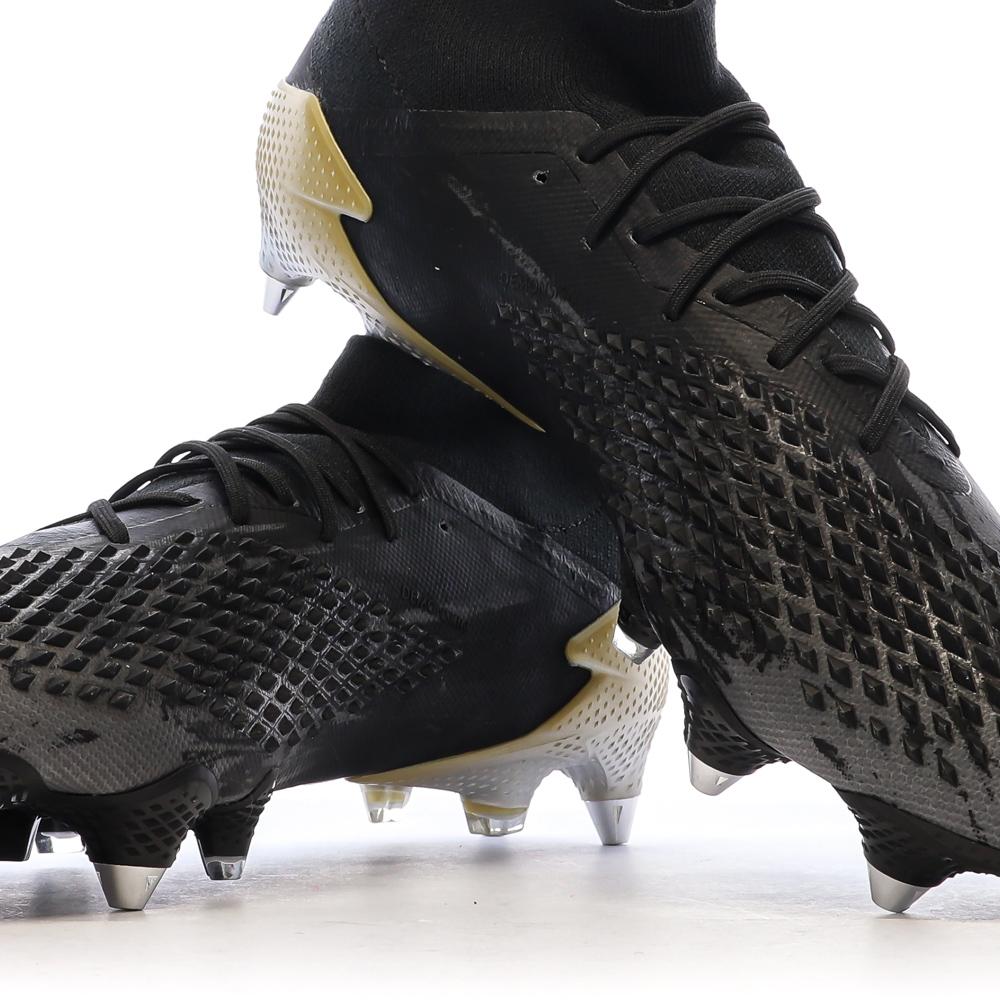 Chaussures de football Noires Homme Adidas Predator Mutator vue 7