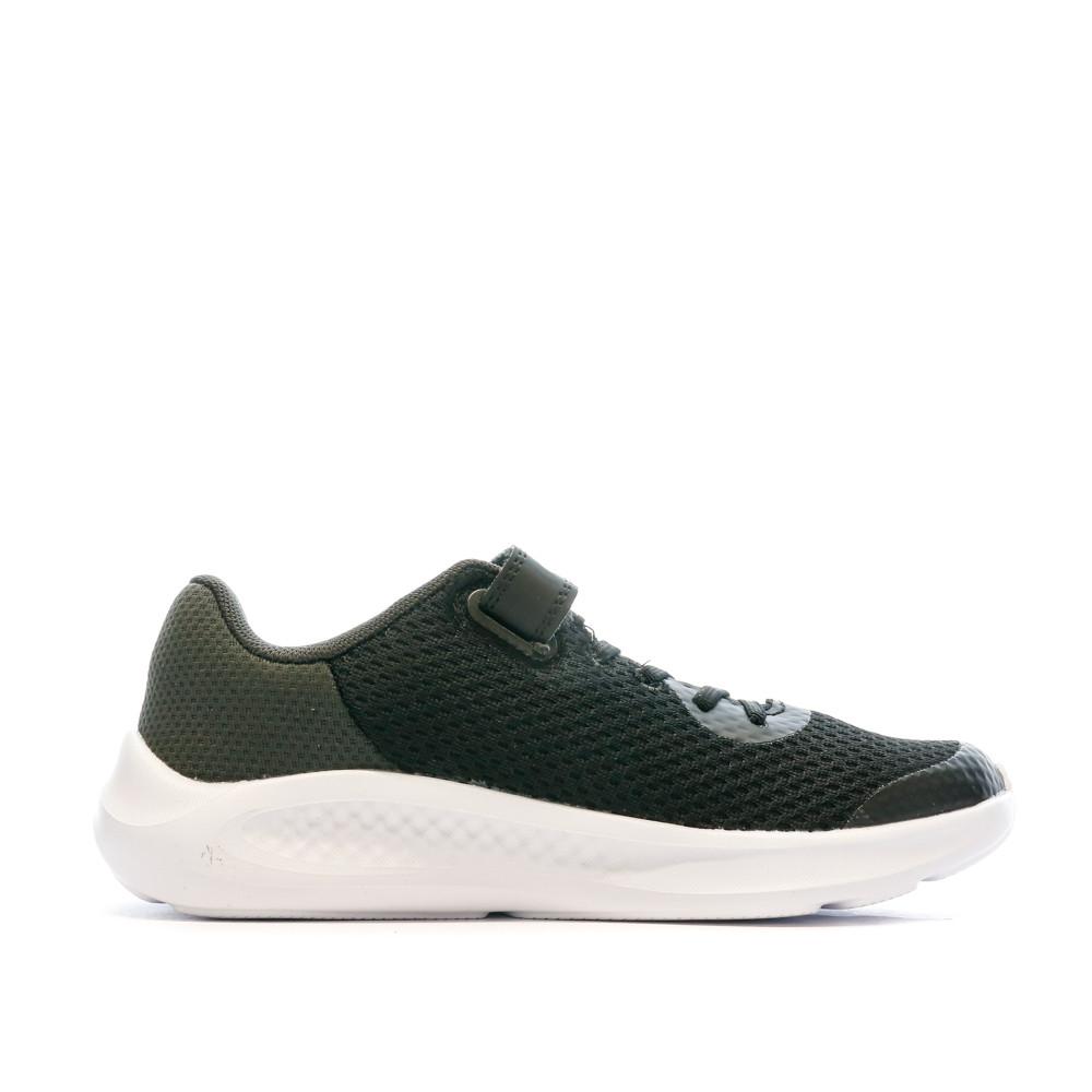 Baskets Noir/Blanc Fille Under Armour Pursuit 3 vue 2