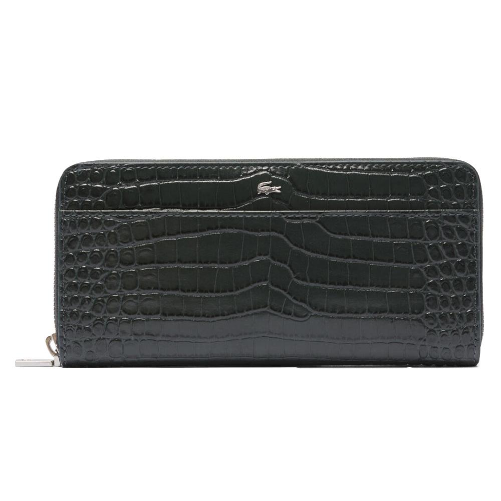 Portefeuille Noir Femme Lacoste Chantaco pas cher