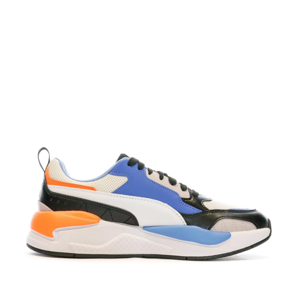 Baskets Blanche/Bleu Homme Puma X-ray 2 Square vue 2