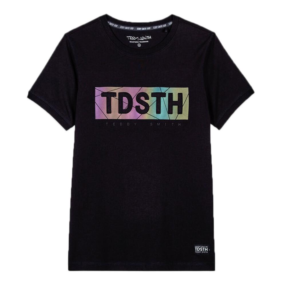 T-shirt Noir Garçon Teddy Smith Enva pas cher