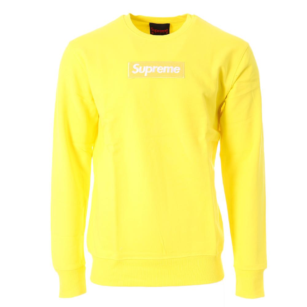 Sweat Jaune Homme Supreme Grip Mark pas cher