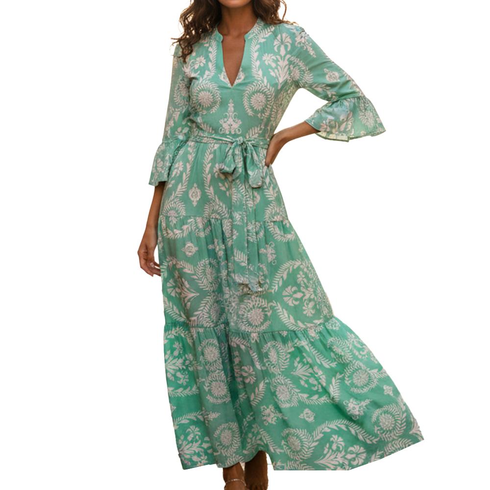 Robe Verte Femme Vero Moda Zera pas cher