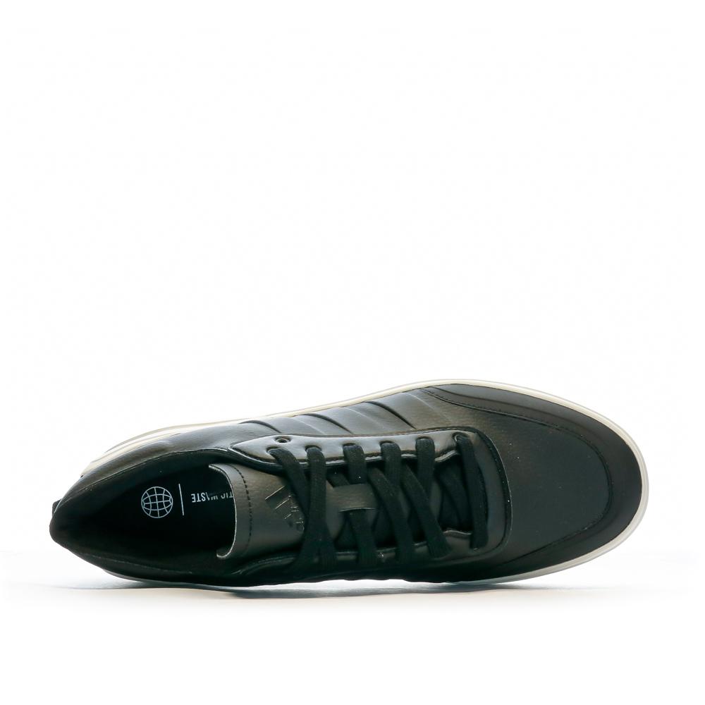 Baskets Noir/Blanc Homme Adidas Court Revival vue 4
