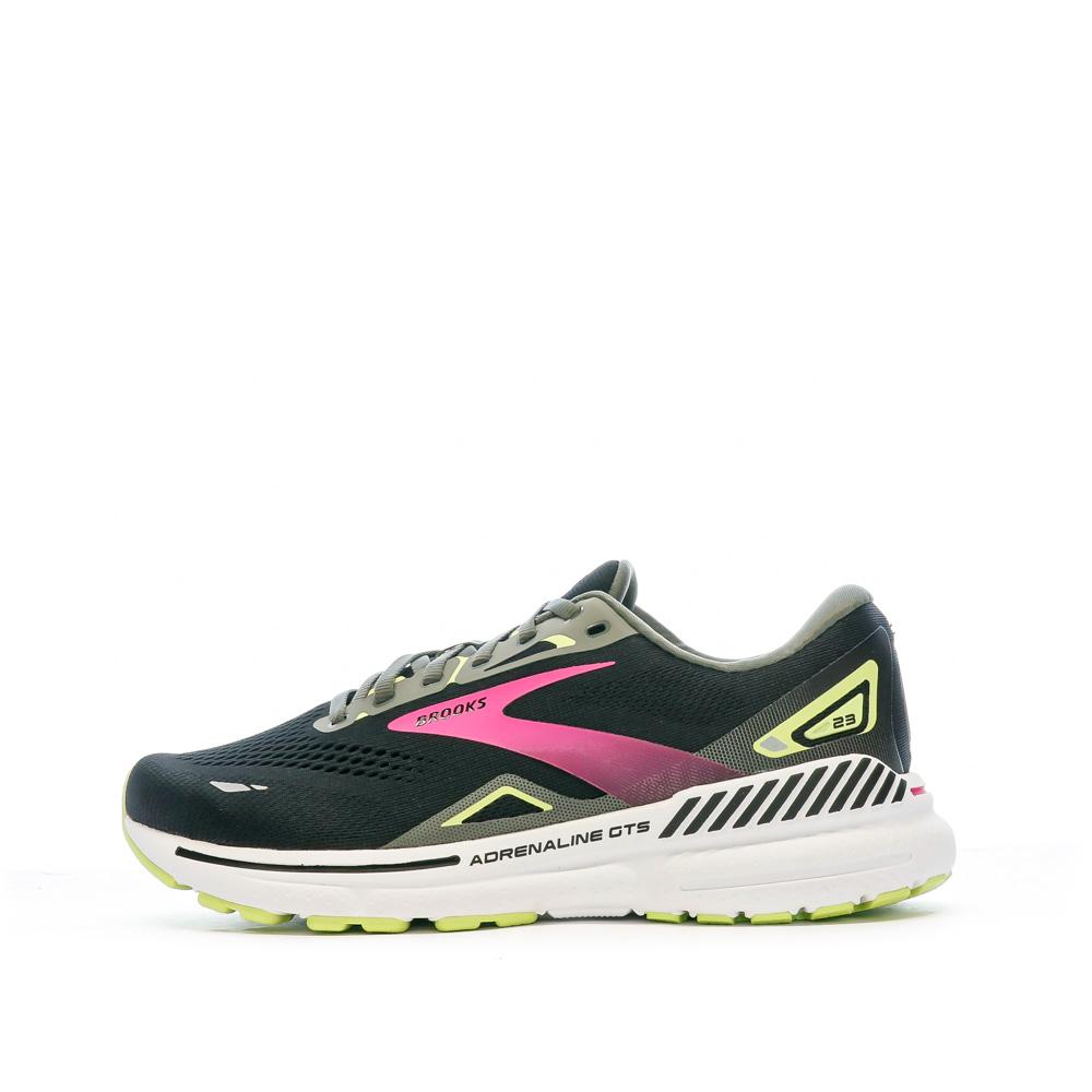 Chaussures de running Noires/Roses Femme Brooks 1203811D037 pas cher