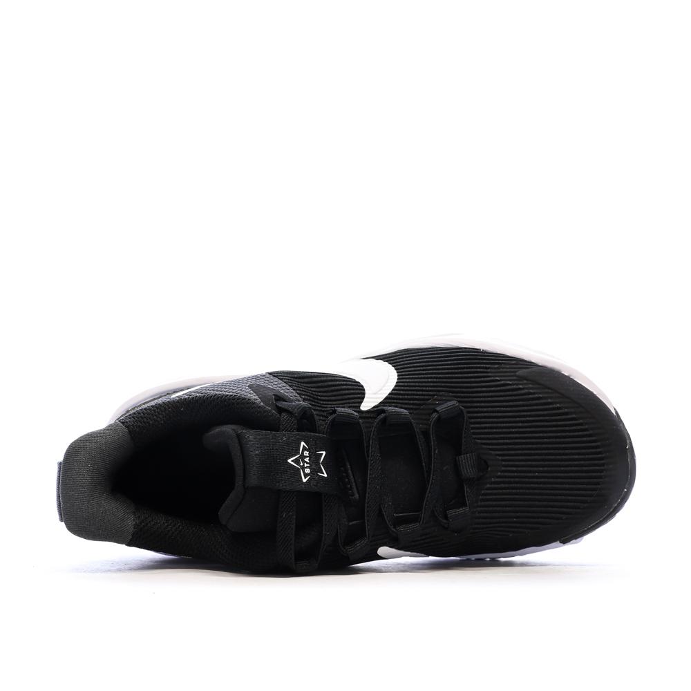 Baskets Noires/Blanches Garçon Nike Star Runner 4 vue 4