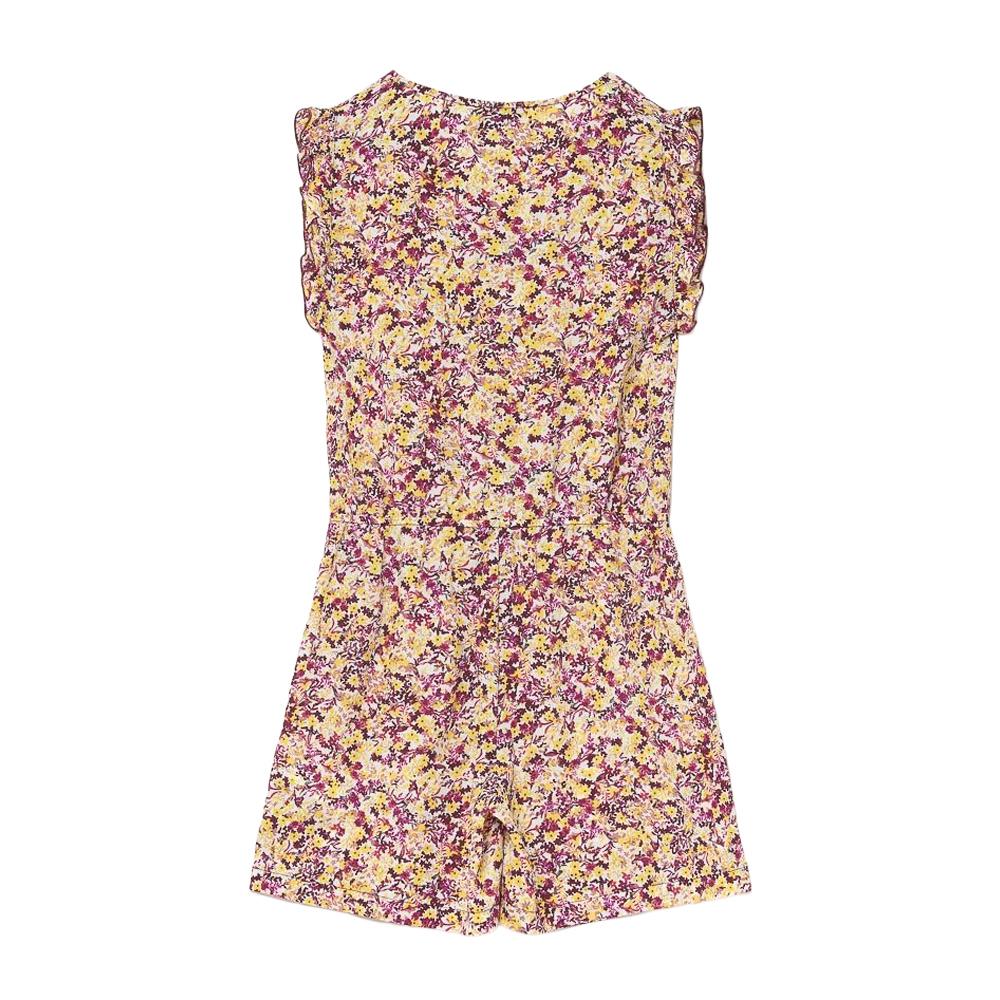 Combishort Jaune/Rose Fille Le Temps Des Cerises Fleur vue 3