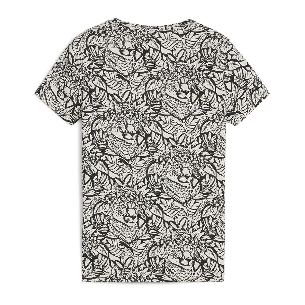 T-shirt Noir/Blanc Fille Puma Tropicat vue 2