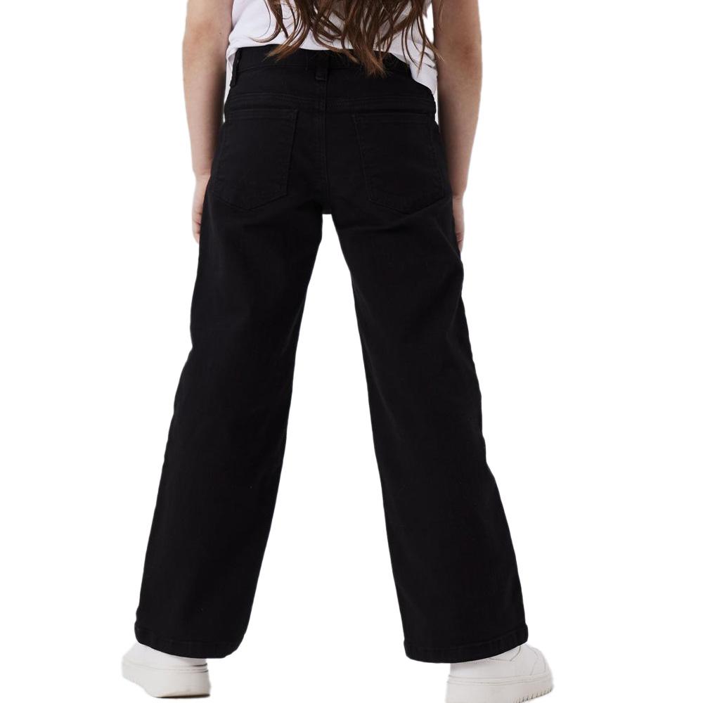 Pantalon Noir Fille Name it Frose Wide vue 2